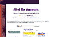 Desktop Screenshot of alloftheanswers.com